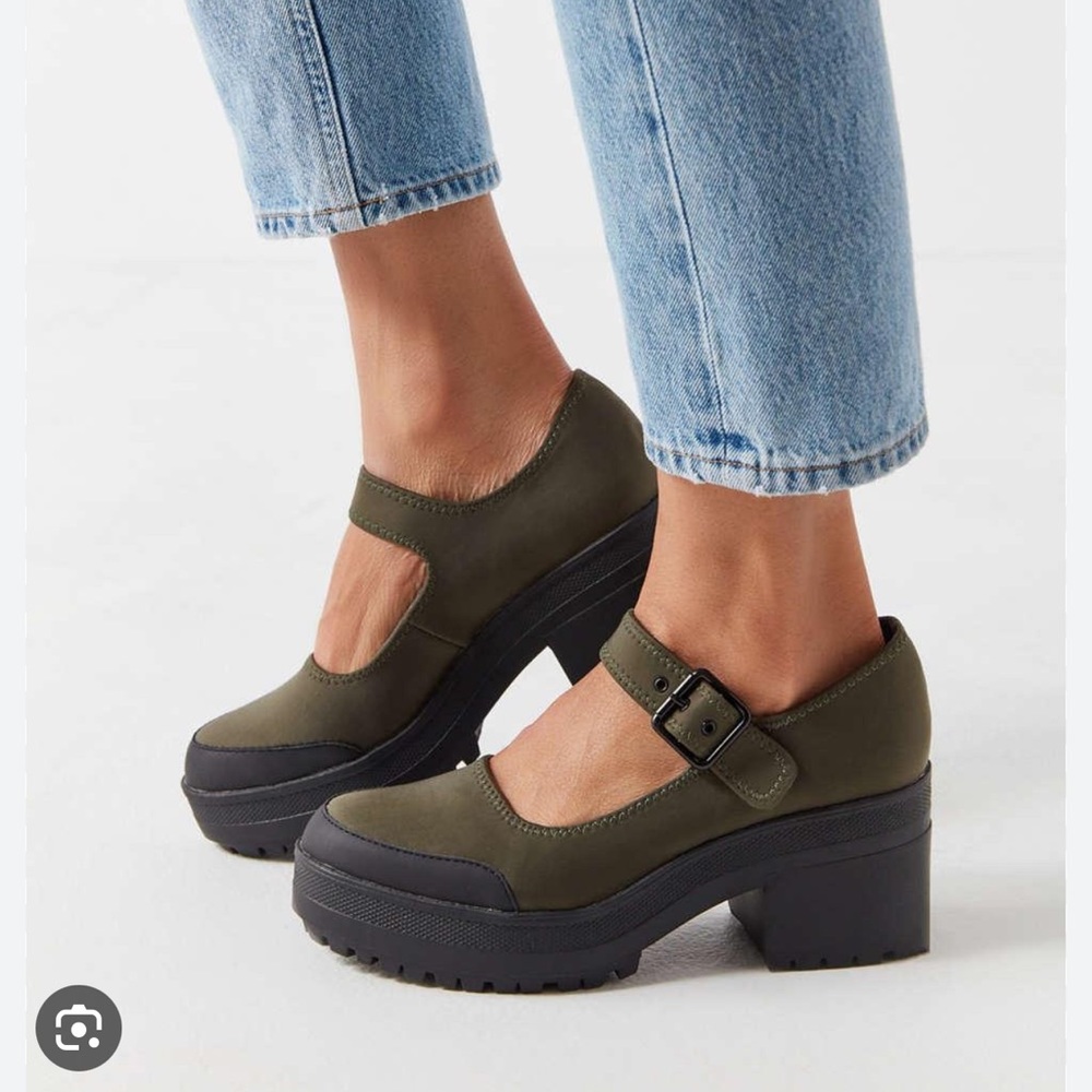UO Mary Jane sawyer green
